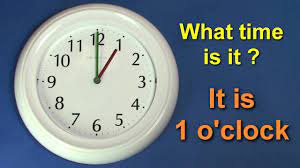 For times around midnight or midday you can use the expressions midnight or midday / noon instead of the number 12. English Exercises Clock What Is The The Time
