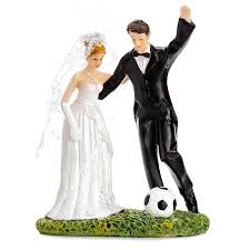 Figurine gâteau anniversaire de mariage. Figurine Mariage Football Pour Gateau Dragees Anahita
