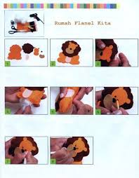 Tutorial Membuat Boneka Flanel Motif Singa Rumah Flanel Kita Boneka Flanel Tutorial Boneka Boneka