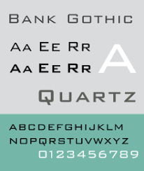 Bank Gothic Wikipedia The Free Encyclopedia Bank Gothic Font Franklin Gothic Typeface