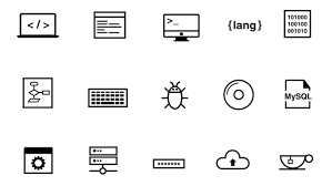 15 Coding Icons Coding Icon Binary Code