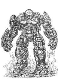 Iron Man Hulkbuster By Xpendable On Deviantart Marvel Coloring Avengers Coloring Pages Iron Man Hulkbuster