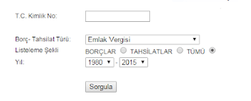Çevre temizlik vergisi ön beyan başvuru sorgula. Sorgulama