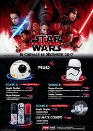 → (right arrow) next page. Mbo Cinemas Star Wars The Last Jedi Movie Combo Anyone Facebook