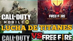 Si gano esta partida mi amigo se tiñe y si pierdo me cambia el nombre del canal 😱 free fire: Free Fire Vs Call Of Duty Mobile Cual Es El Mejor Batalla De Titanes