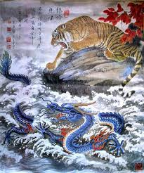 Chinese Dragon And Tiger Tiger Art Chinese Art Art