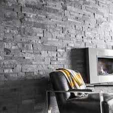 Plaquette De Parement Pierre Naturelle Noir Elegance Mur Pierre 4 35mx2 75m Parement Pierre Interieur Briquette De Parement Parement Pierre Exterieur