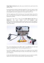 Anyone know of any websites that carry this part? Diagram 2008 Dodge Magnum Radio Wiring Diagram Full Version Hd Quality Wiring Diagram Jdiagram Fimaanapoli It