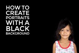 To save black background clipart, click on thumbnail then save from page that opens. How To Create Portraits With A Black Background