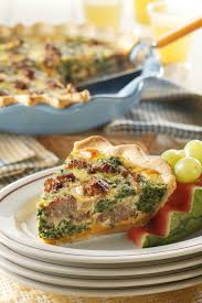 Sausage Spinach Quiche Recipe Yummly Recipe Spinach Quiche Recipes Breakfast Quiche Recipes Quiche Recipes