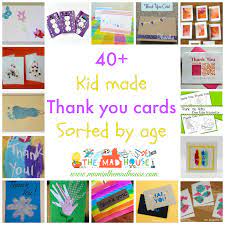 With over 100 layouts to choose from, you'll never be stuck for inspiration! Kid Made Thank You Cards Sorted By Age Mum In The Madhouse