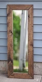 Farmhouse Mirror Full Length Mirror Custom Rustic Designs Etsy Rustic Diy Rustic Mirrors Farmhouse Mirrors