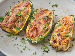 Courgettes Farcies A La Ricotta Et Aux Lardons Recette De Courgettes Farcies A La Ricotta Et Aux Lardons Marmiton