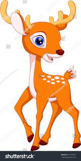 Cute Deer Cartoon Stock Vector (Royalty Free) 231703003 | Shutterstock