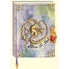 The book features a golden dragon crest on the front cover and the pages inside contain many spells and incantations. Disney Descendants Dolls Backpacks Jewelry Costumes Books Etc