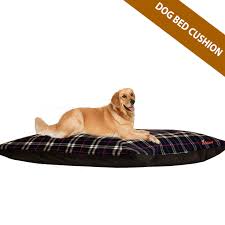 The padded sides provide good support for curling up inside. Cheap Cushion Dog Beds Navy Plaid Dog Bed Cushions Waterproof Dog Beds Kosipet