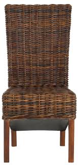 41 tall dining chair solid mahogany wood woven kubu wicker seat. Fox6523a Set2 Dining Chairs Furniture By Safavieh