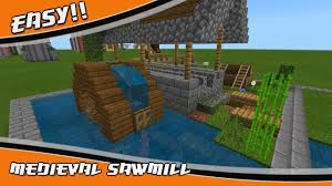 There is a boss who issues the payment. Minecraft Easy Medieval Sawmill Tutorial How To Build A Sawmill Youtube