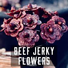 Jerky broquets come with your choice of original, peppered, teriyaki. The Manly Man Company Beef Jerky Flower Bouquets Facebook