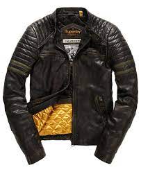 Superdry Cazadora De Cuero Endurance Speed Campera De Cuero Hombre Chaqueta De Cuero Hombre Chaquetas De Motocicleta De Cuero