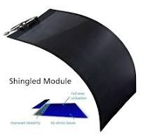 Shingled Solar Modules ETFE Semi-flexible Mono Solar Panels -