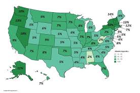 Atheists Agnostics Per State Usa 5400x3585 Atheist Agnostic Map Atheist