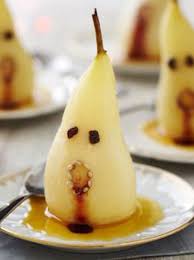Recette Les Poires Fantomes Recette Alimentation Recette Gateau Halloween Le Poire