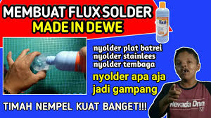 Tim manajemen konten wikihow memantau hasil penyuntingan staf kami secara saksama untuk menjamin artikel yang berkualitas tinggi. Cara Membuat Flux Cairan Solder Dari Pembersih Lantai Nyolder Apa Aja Jadi Mudah Dan Kuat Youtube