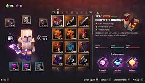 It is a unique variant of. Minecraft Dungeons How To Get Fighters Bindings Quick Tip