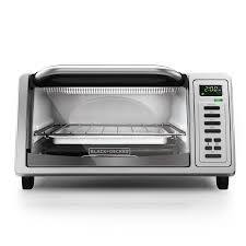Black And Decker Toaster Oven Parts Black Decker To1380ss 4 Slice Digital Toaster Oven Includes Bake Pan Broil Rack Toasting Rack Stai Digital Toaster Oven Toaster Oven Stainless Steel Toaster