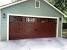 Chi Dark Oak Garage Door