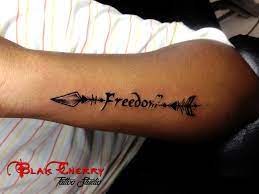 Freedom Tattoo With Arrow Freedom Tattoos Tattoos Tattoo Prices