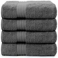 These towels are super soft and medium weight. Canora Grey Searfoss 4 Piece Turkish Cotton Bath Towel Set In 2021 Bath Towels Gray Towels Grey Bath Towels