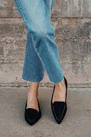 Become a fashion idol in the daring eye doll from luichiny. Cute Black Loafers Loafer Flats Vegan Suede Loafers Lulus