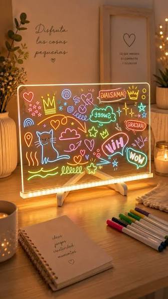 La pizarra led mágica ya llegó a Low Cost y es ideal para que los más  peques se diviertan y creen al mismo tiempo 🎨✨ Cuando dibujás, el color  brilla como neón