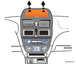 If the engine fails to start using. 2000 2006 Nissan Sentra Radio Removal Procedure Nissanhelp Com