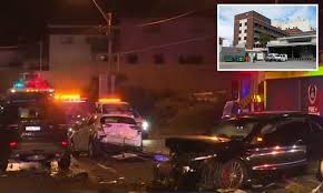 Vandals targeting my poor corolla. P Plater Injured And Trapped Inside Toyota Corolla After Mercedes Veers Onto Wrong Side Of The Road Daily Mail Online