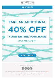 40 Off Coupon Email From Photobucket Emailmarketing Email Marketing Coupon Discount Code Photography Pho Coupon Code Email Print Your Photos Marketing