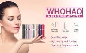 WHOHAO 2PCS Perfume Atomizer Bottle(5ML), Refillable Portable Mini Perfume  Atomizer for Travel, Leakproof Pump Perfume Spray Bottle Atomizer for Man  and Woman (Grey+Pink) : Amazon.com.au: Beauty
