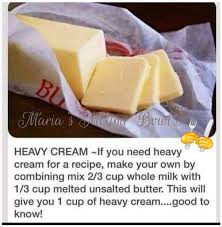 Make Your Own Heavy Cream In A Pinch Recipes Food Cooking