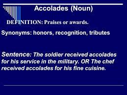 English Ii 2nd Quarter Vocabulary Quarter 2 List 4 Accolades Discretion Ppt Download