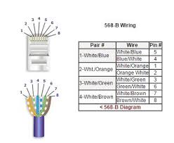 A diagram of a plug with 7 pins. How To Make A Category 6 Patch Cable