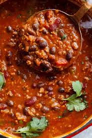 A Pot Of Chili With Beef And Beans Cafedelites Chili Chilirecipe In 2020 Ground Beef Chili Recipes Beef Chili Recipe Ground Beef