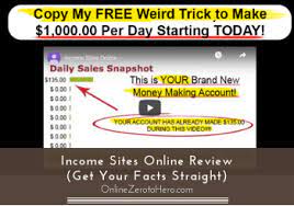 Over $10,000 paid out daily. Income Sites Online Review Get Your Facts Straight