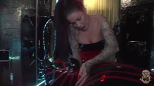 L C - Playing with a Pink Latex Glove: Rough Sex Porn