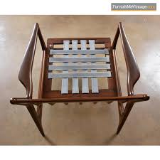 Vintage mid century danish modern ib kofod larsen selig penguin accent chair. Vintage Danish Modern Ib Kofod Larsen For Selig Leather Lounge Chair