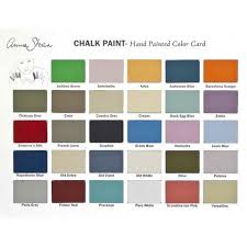 Chalk Paint Color Card In 2019 Annie Sloan Chalk Paint