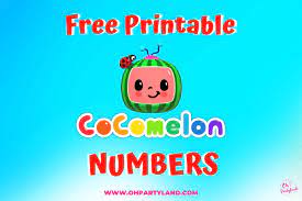 Click the cocomelon 2 coloring pages to view printable version or color it online (compatible with ipad and android tablets). Free Printable Cocomelon Numbers Oh Partyland