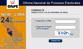 Miembros De Mesa Elecciones Municipales Complementarias 2013 Donde Me Toca Votar