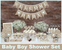Rustic Baby Shower Decorations Printable Boy Baby Shower Decorations W Rustic Baby Shower Decorations Baby Shower Decorations Neutral Baby Shower Decorations